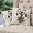 Floral Linen Throw Pillow
