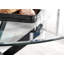 Tierra Modern Chrome Metal & Glass Round Dining Table Set with 4 Upholstered Faux Leather Chairs-70366666