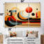 «Echoing Ellipse Beige», art mural géométrique-641679459-641679457