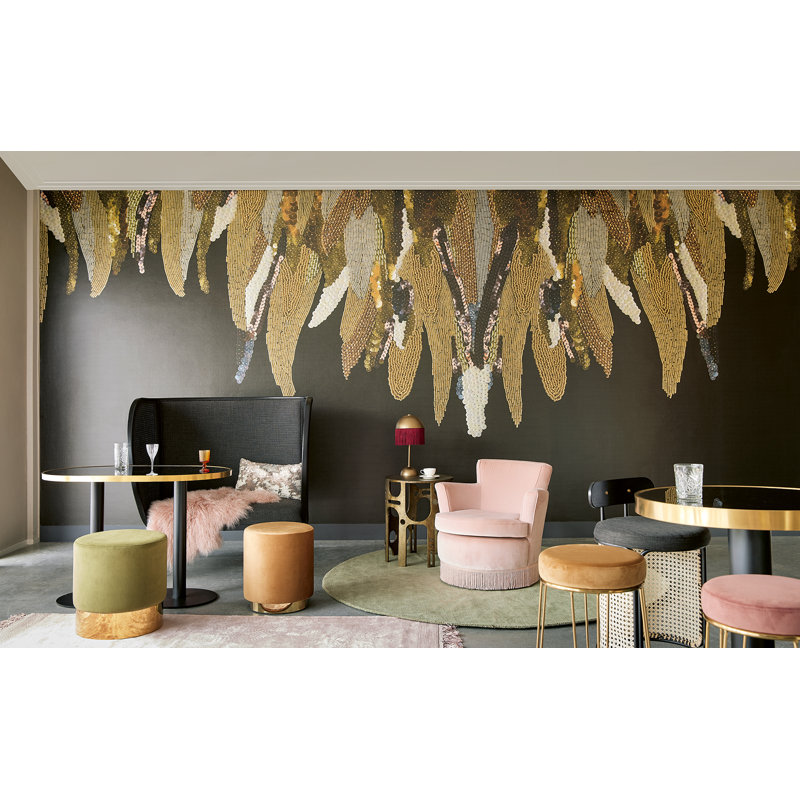 Abstract Wall Mural, Black