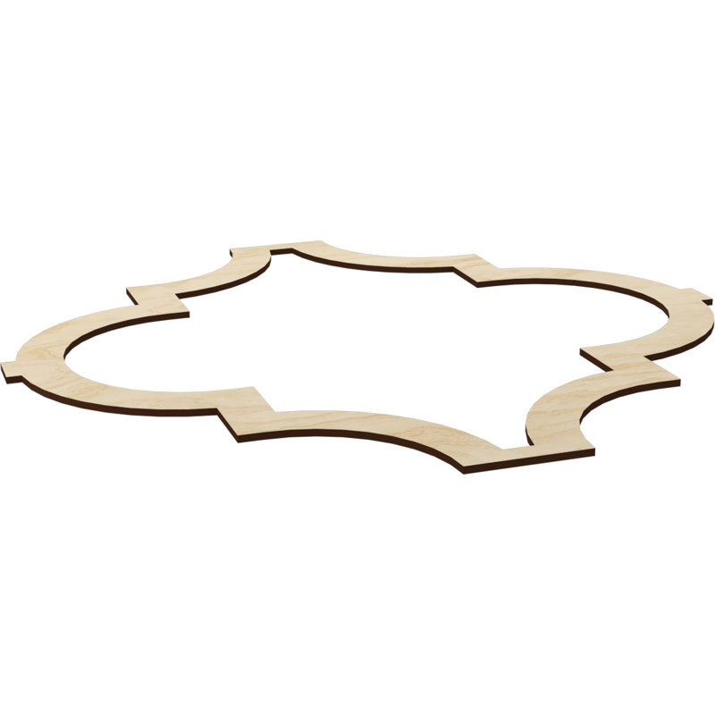Panneaux muraux Marrakech (paquet de 1), Bouleau, H 33 po x l 33 po x P 0,375 po