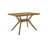 Muhsina Cross-Leg Dining Table -1436572485