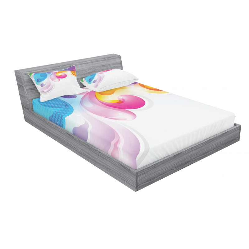 Microfiber Sheet Set, Full Sheet Set with Fitted Sheet