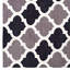 Tapis gris anthracite / noir Lida-25521860