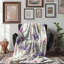 Field Florals - Couverture sherpa de qualité supérieure 1 pièce-101983717