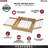 Wood Drying Rack With BLUM Soft-Close Slides