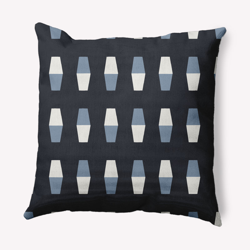 Housse et insert de coussin Aksel, Requin bleu, 18 po x 18 po