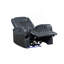Fauteuil inclinable bleu et noir avec Bluetooth