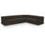Canapé modulaire rembourré 6 pièces Ollie-91149877