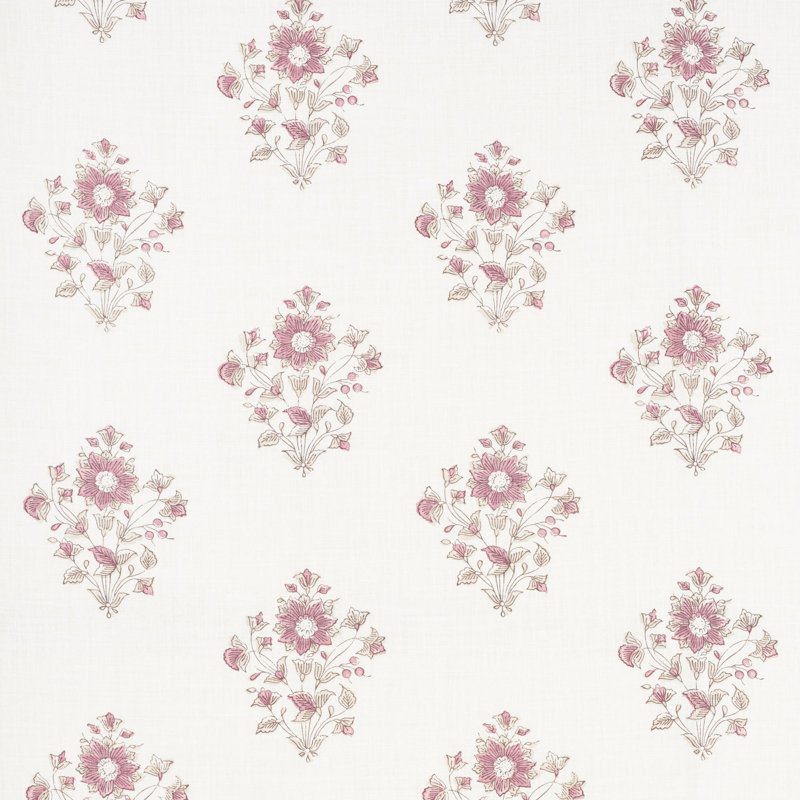 Tissu Beatrice Bouquet, Rose