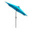 Parasol 9 pi avec motif clair + cyan-909922061