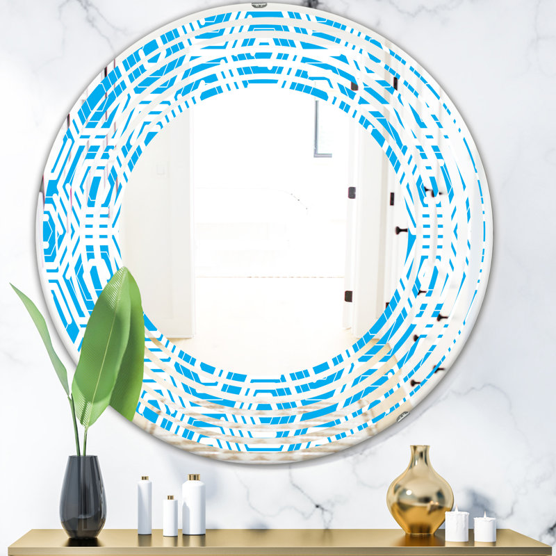 Miroir mural Wave, H 31,5 po x l po