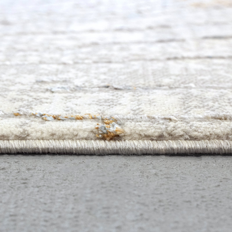 Tapis gris Bireuen, Rectangle 5 pi 3 po x 7 pi 7 po
