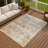 Machine Washable Indoor/Outdoor Kesler ACN2388 Stripes Rug-1266722467