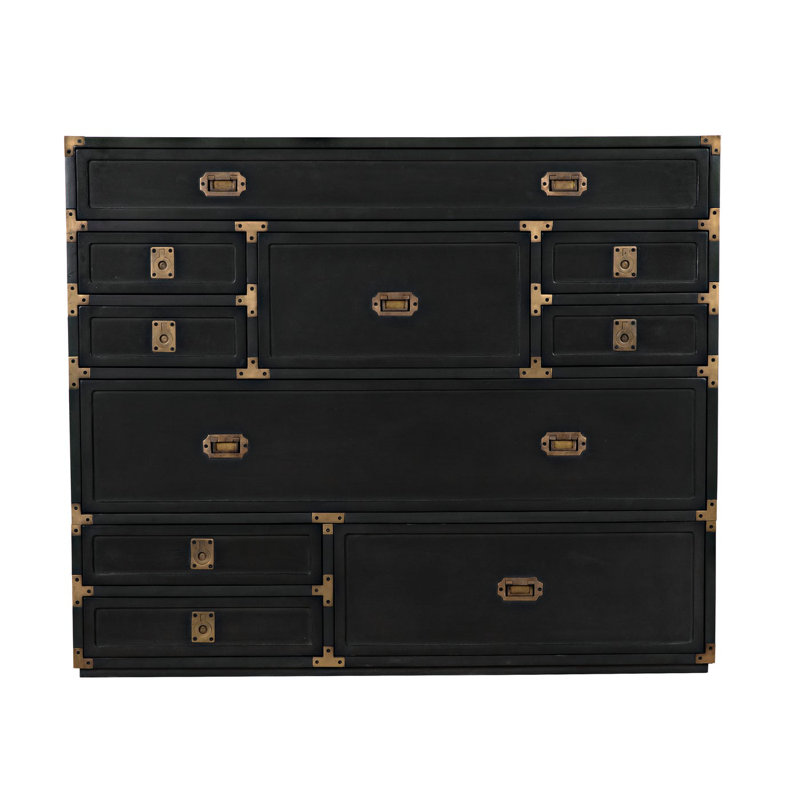 Charles 10 - Drawer Solid Wood Dresser