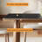 Rectangular home solid wood rock plate table-1448539711