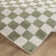 Machine Washable Shaggy Boho Grass Green Area Rug