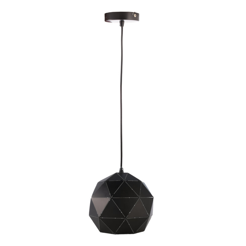 Ball LED Pendant Light 1-light Asterope, Black
