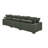 Yamal 122'' Corduroy Sofa-102355275