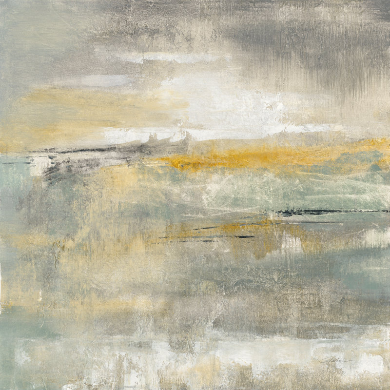 February Sky by Silvia Vassileva - Wrapped Canvas Painting, 51cm H x 51cm W x 3.8cm D