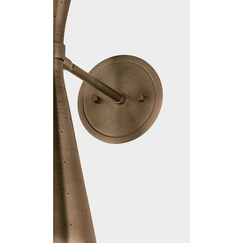 Allanton Wall Sconce in Aged Brass, Bronze