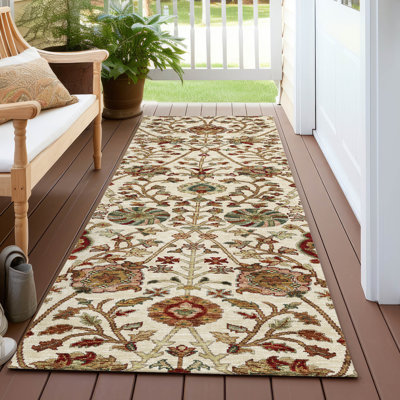 Tapis intérieur / extérieur ivoire Muse 