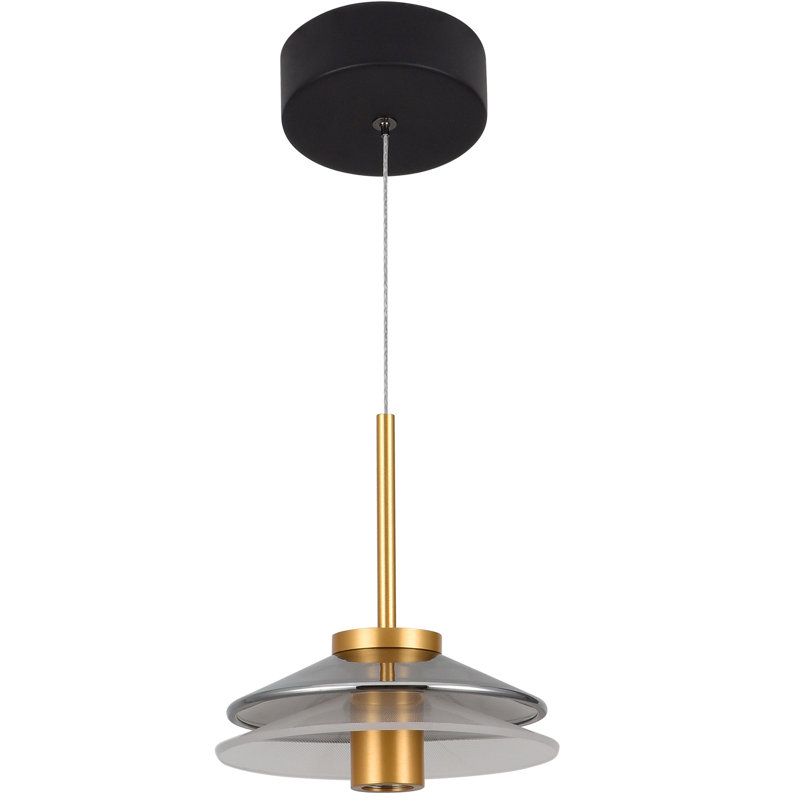 Verona 80.25" Gold Glass LED Pendant Light