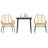 Garden Dining Set Brown And Black-816682855-816682854