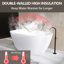 Baignoire de trempage autoportante en acrylique avec drain central 55 po x 30 po-93390111