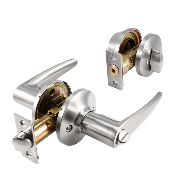 Complete Barcelona Entry Lever Set with Single Cylinder Deadbolt