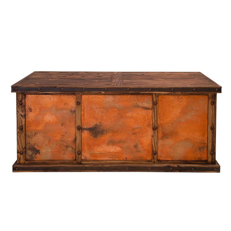 The Stockman Copper Panel Executive Desk