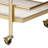 Izzi Metal Bar Cart