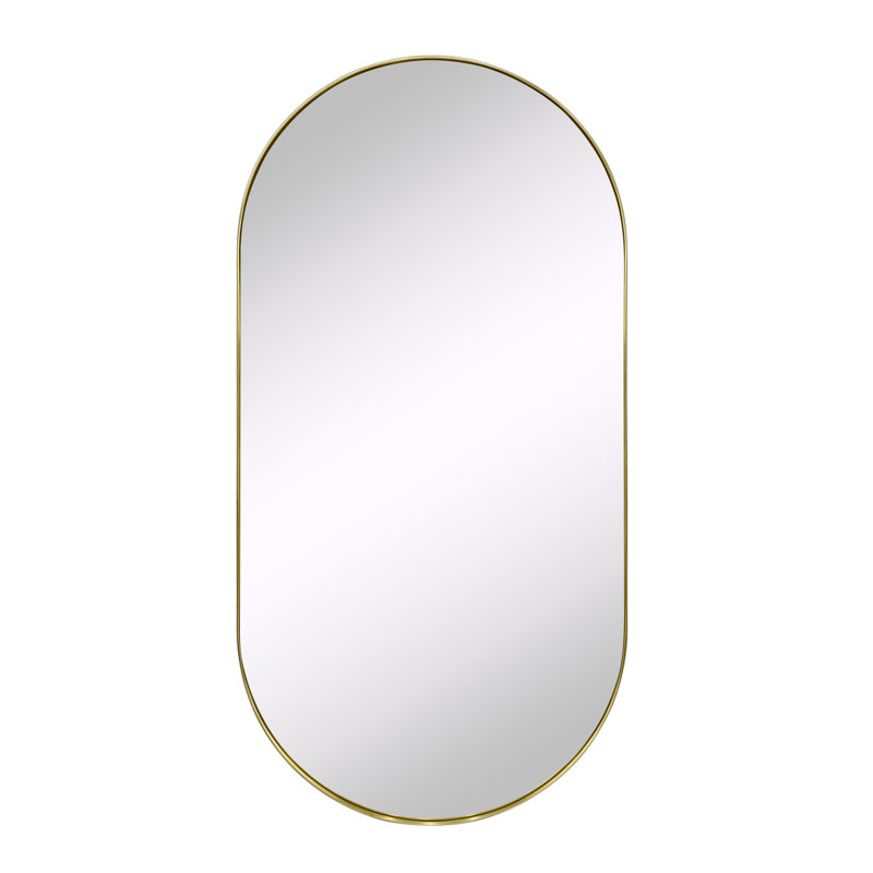 Miroir mural Cristos, Or, H 40 po x l 20 po