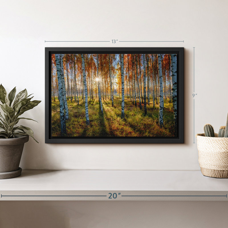 Impression sur toile de bouleau suédois, H 13 po x l 9 po