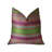 Fuchsia Stripes Striped Throw Pillow-15824928