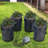DWC Hydroponics Grow System Deep Water Culture with Top Drip 4 Buckets