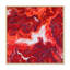 Red and White Marble Ripples - reproduction d'art moderne sur toile-66837851-66837863