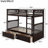 Bunk Bed with Drawers, Convertible Bed