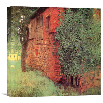 " Farmhouse At Kammer " by Gustav Klimt