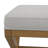 Keane  Backless Wood Vanity Stool