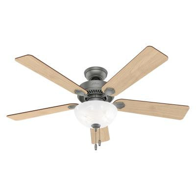 Ventilateur de plafond 52 lumières à 5 pales avec lumière DEL Hunter Swanson 50909