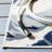 Sandisfield Floral Ivory/Navy/Gray Indoor / Outdoor Area Indoor/Outdoor Area Rug-1042505124