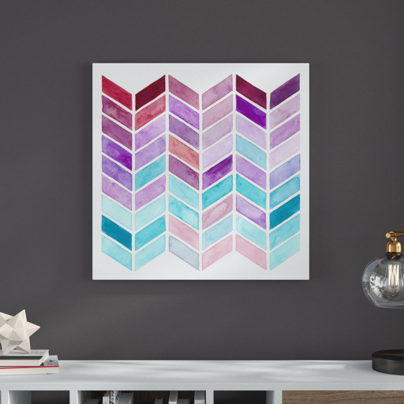 «Geometric Trance I», impression sur toile, H 30 po x l 30 po
