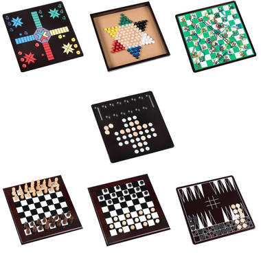 Personalized Wooden Parcheesi Board Game With Pictures - 4 Players