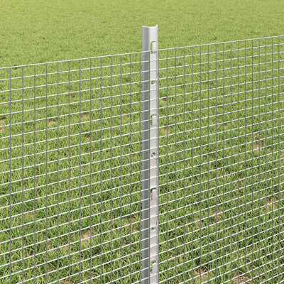 Vidaxl Fence With Posts Steel