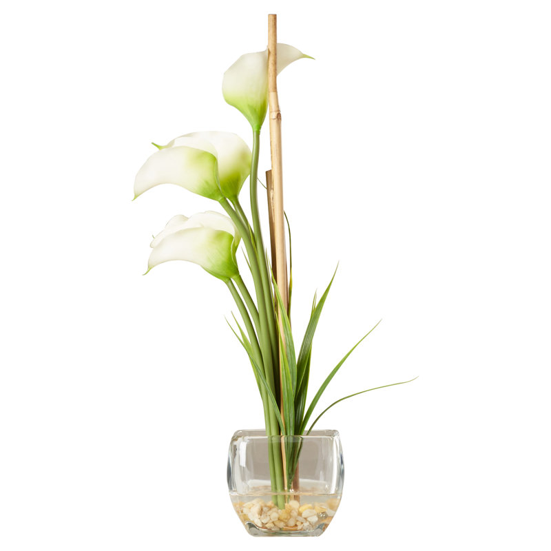Centre de table Calla Lilies, Crème