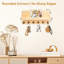 Wood Wall Organizer with Key Hooks-1755951936