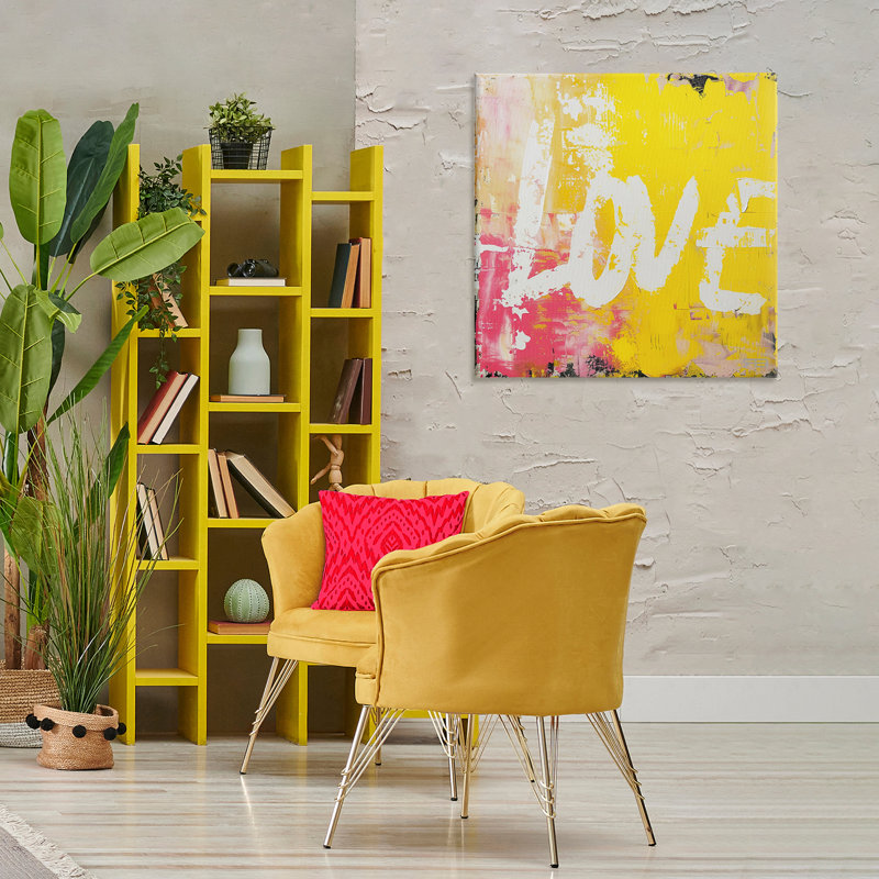 Art mural sur toile Urban Love par RB, H 30 po x l 30 po