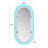 Piedmont Iron Oval Wall Mirror-93498944