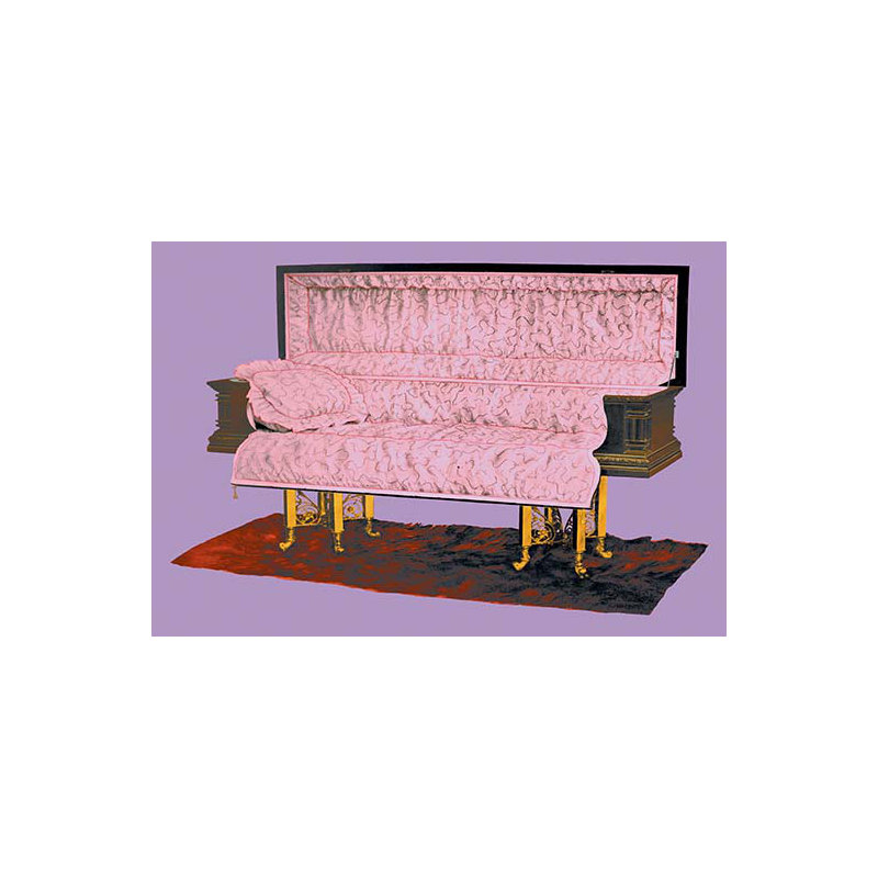 "drop side" , impression casket
